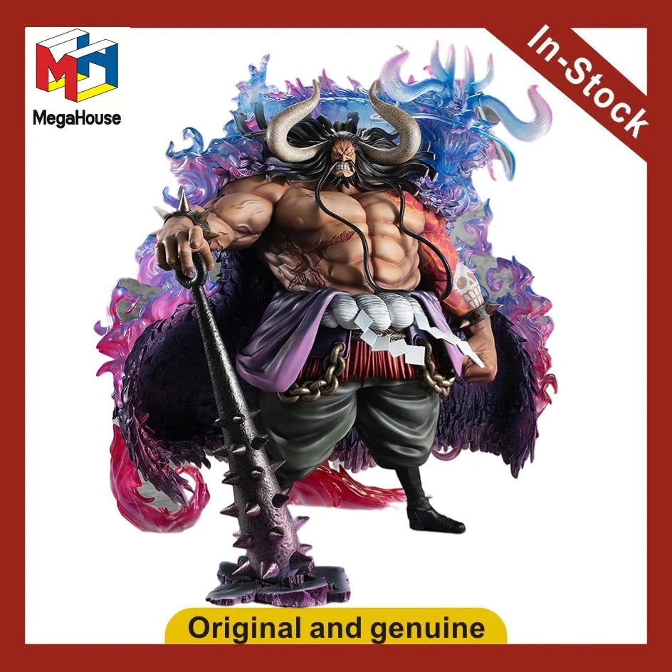 In Stock Original MegaHouse P.O.P One of The Navigator "WA-MAXIMUM" Animation Doll Figure Model Toys Gift Ornaments