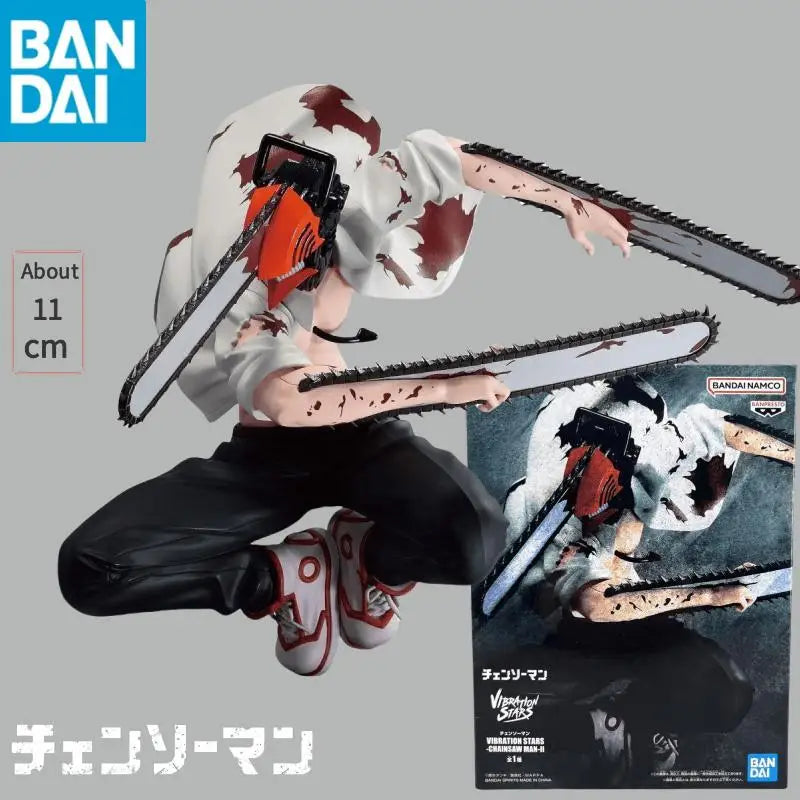 BANDAI Original BANPRESTO CHAINSAW MAN Denji Anime Figures VIBRATION STARS Action Figure Figurine Model PVC Toys For kids Gifts