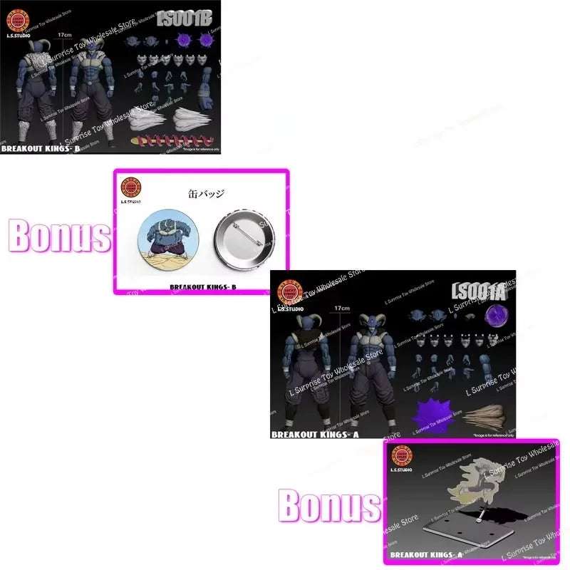 In Stock LS L.S.Studio Dragon Ball Super Moro Figure Breakout Kings A B Moro Anime Action Figures Figurine Model Kids Toys Gifts