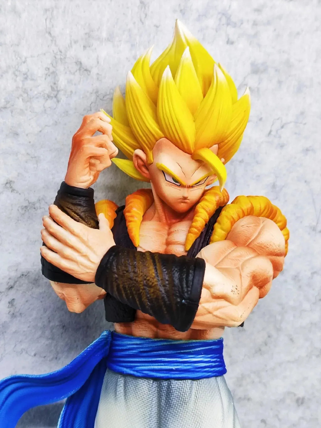 Anime Dragon Ball Z Warriors 27cm Gogeta Double Head Action Figure DBZ Super Saiyan Gogeta Doll Action Figure PVC Statue Series