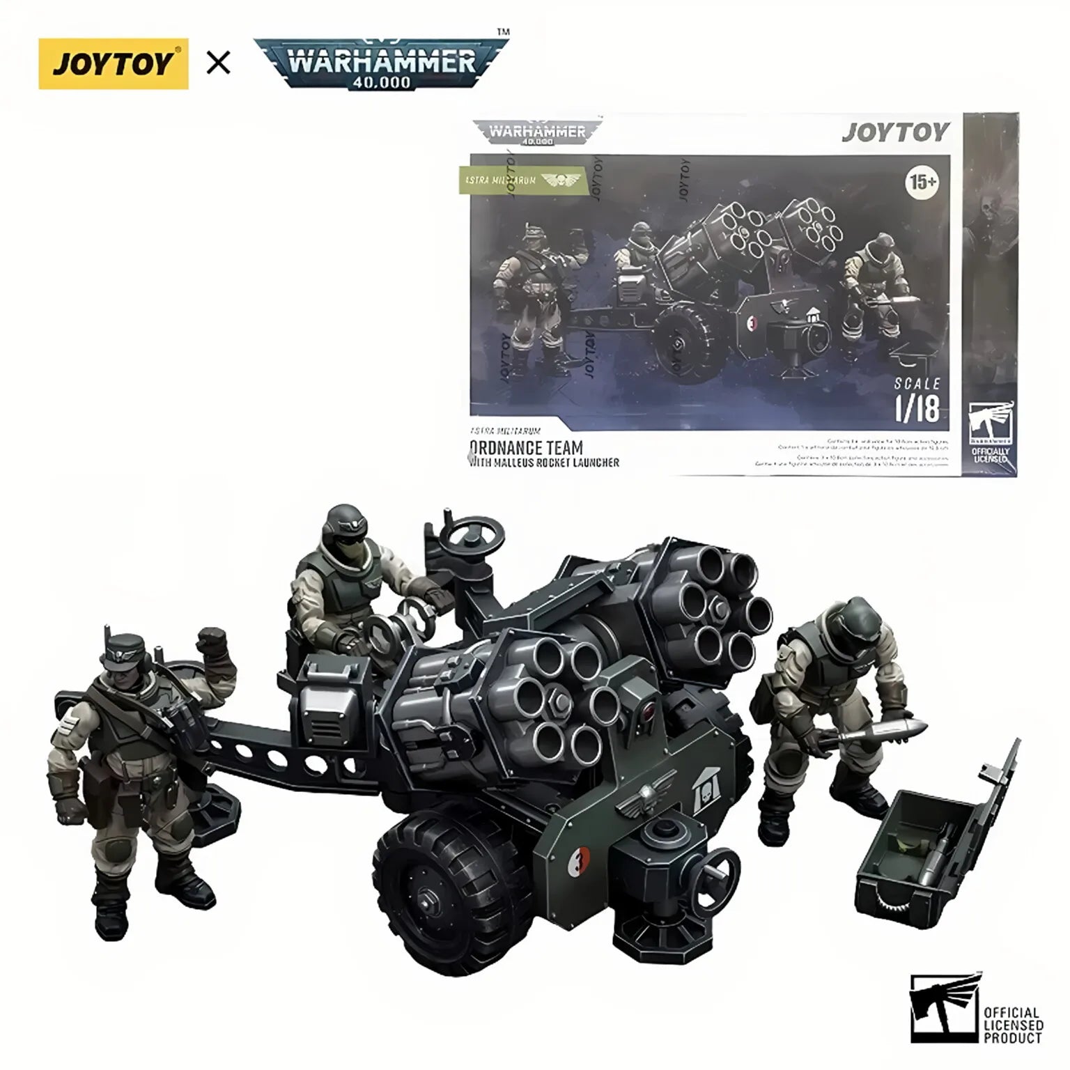 1/18 JOYTOY Action Figure 40K Astra Militarum Anime Model Toy