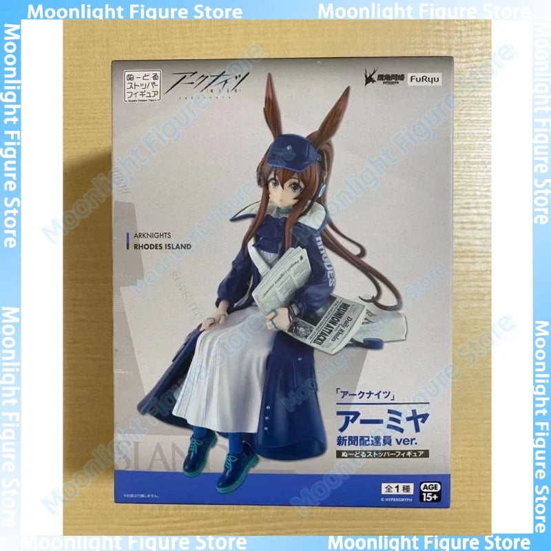 In Stock FuRyu Amiya Instant Noodle Press Desktop Cute Doll Anime Action Figure Toy Gift Model Collection