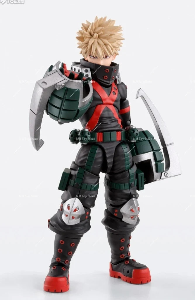 In Stock Bandai S.H.Figuarts Series Mobile Toys Midoriya Izuku, Bakugo Katsuki Toy Collection Gift