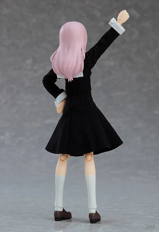 Original Max Factory Figma#540 Miss Kaguya Wants Me To Confess My Love Fujiwara Chika Anime Figure Model Toy Gift Collection