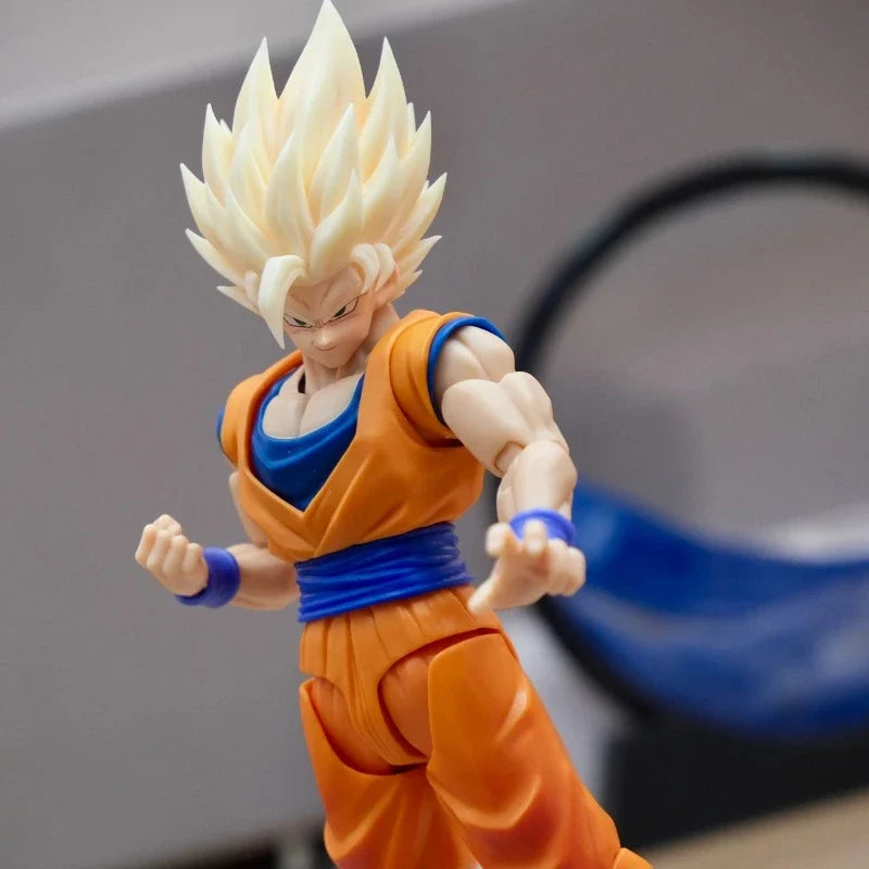 Nono KO dragon ball Z Shf DKO Super Saiyan 2 Action Figure Son Goku Head Model Collectible Anime Toys Accessory Gift