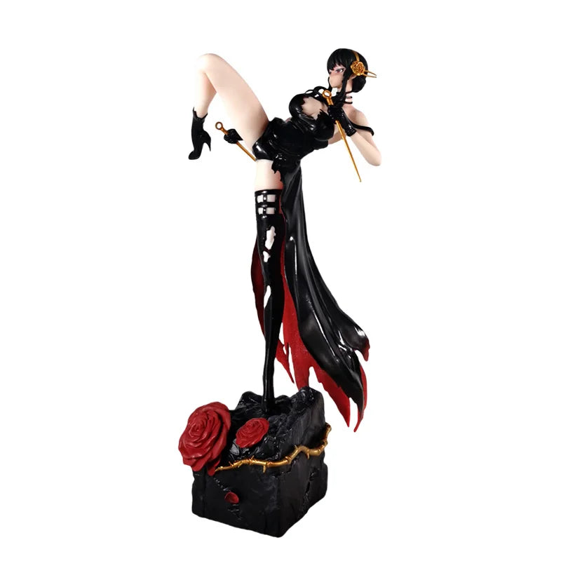 32cm Anime Spy Family Yor Forger Battle Pvc Action Figure Toys Game Spy X Family Collection Model Gift