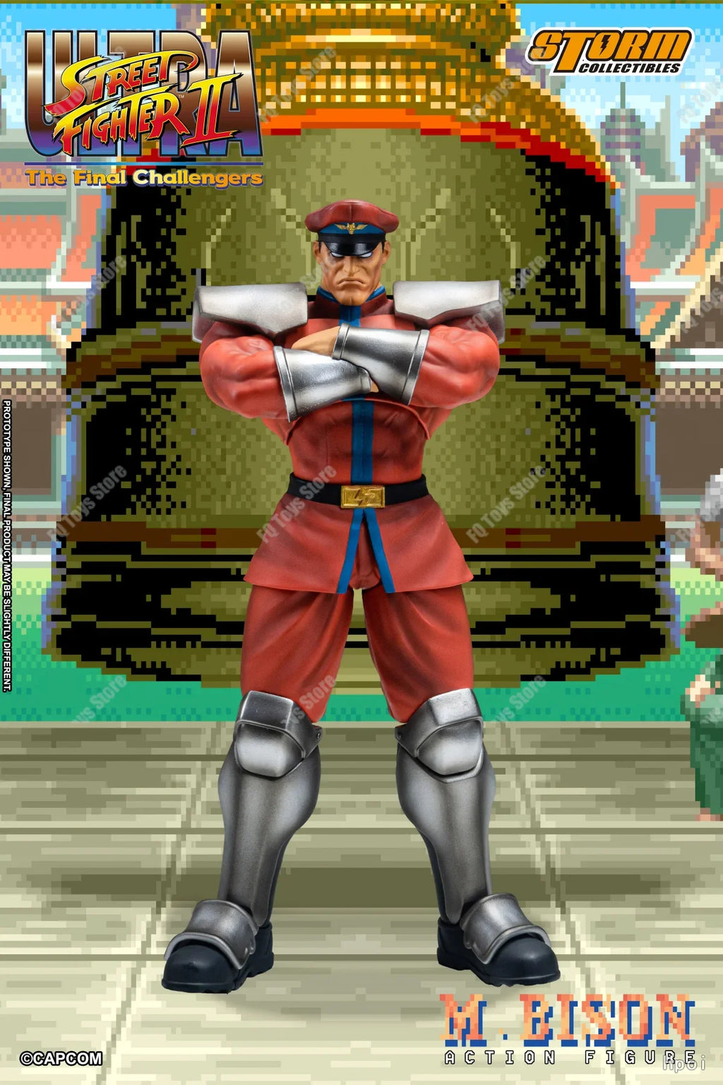 In Stock Original Storm Toys ST 1/12 SF Street Fighter M·Bison Vega Anime Action Figures Toys Models PVC Gift