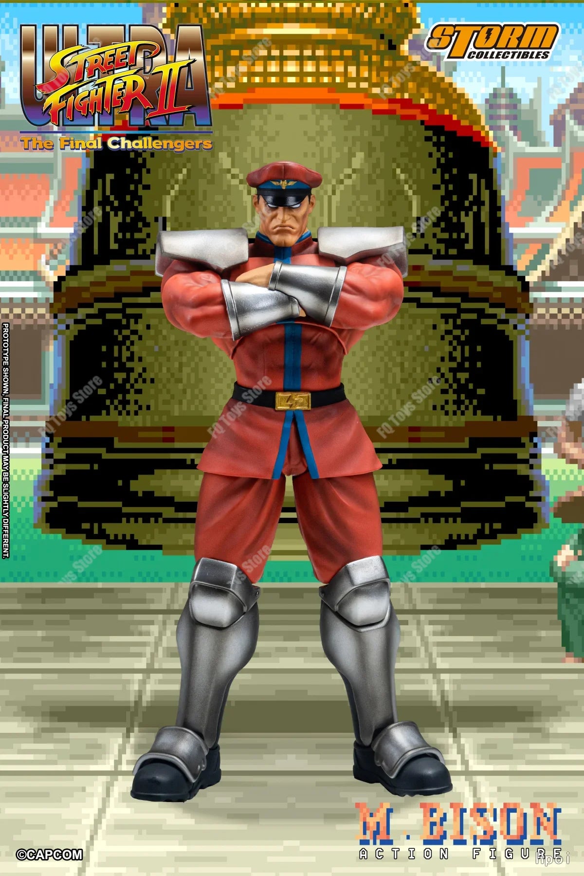 In Stock Original Storm Toys ST 1/12 SF Street Fighter M·Bison Vega Anime Action Figures Toys Models PVC Gift