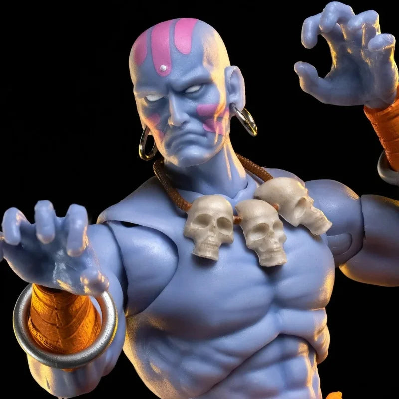 In Stock Jada Toys Street Fighter 2 1/12 Scale Sdcc Exclusive  Action Figure Dhalsim Vega Ken Fei Long Movable Joint Toys Gift