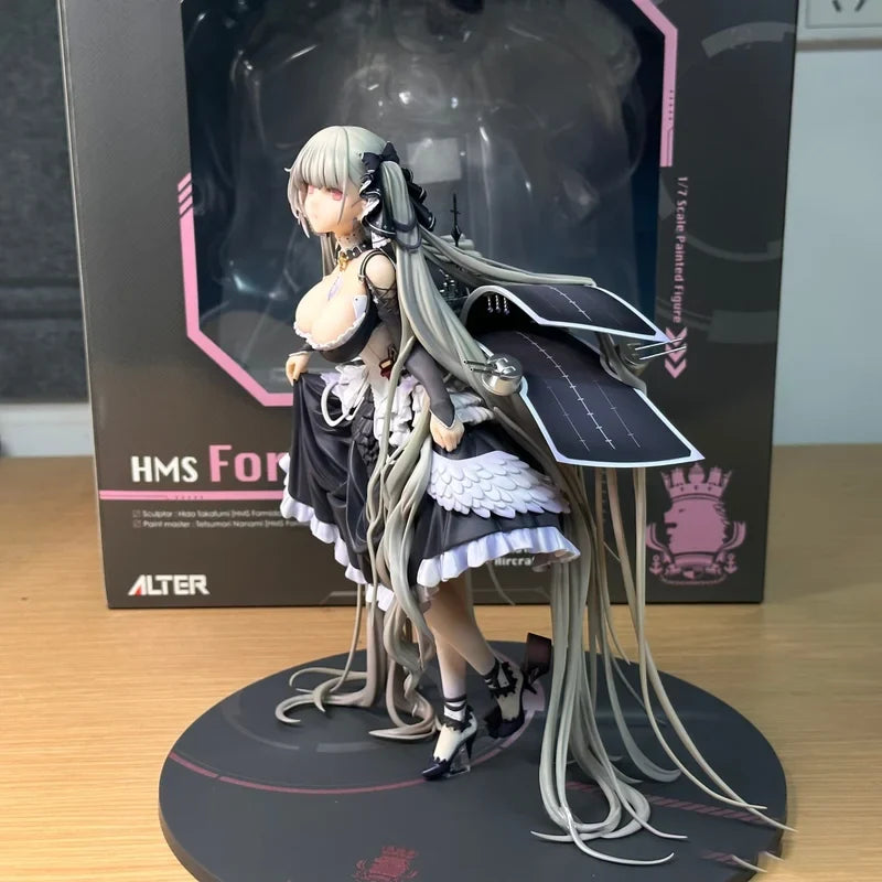 Azur Lane Formidable Maid Image Pvc Action Figure Anime Game Peripheral Figurine Collectible Model Desktop Ornament Holiday Gift