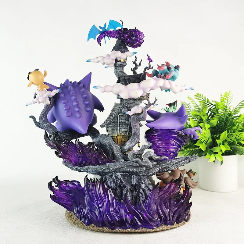 2025 New In Stock 31cm Anime Pokemon Gengar Ghost Claw Action Figure Game Statue Pvc Collectible Kawaii Model Gifts Dolls Toys