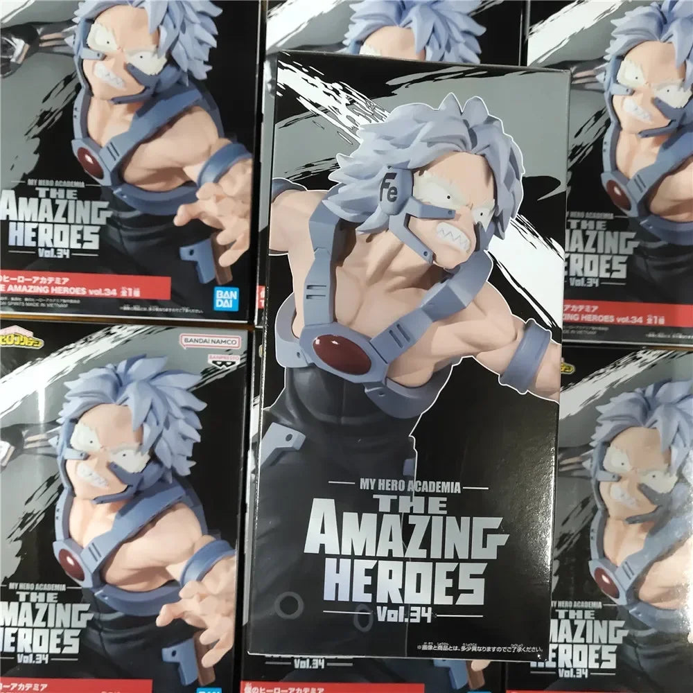Original Bandai My Hero Academia DXF Tetsutetsu PVC Action Figures Boku No Hero Academia Collect Ornaments Figure Model Toys