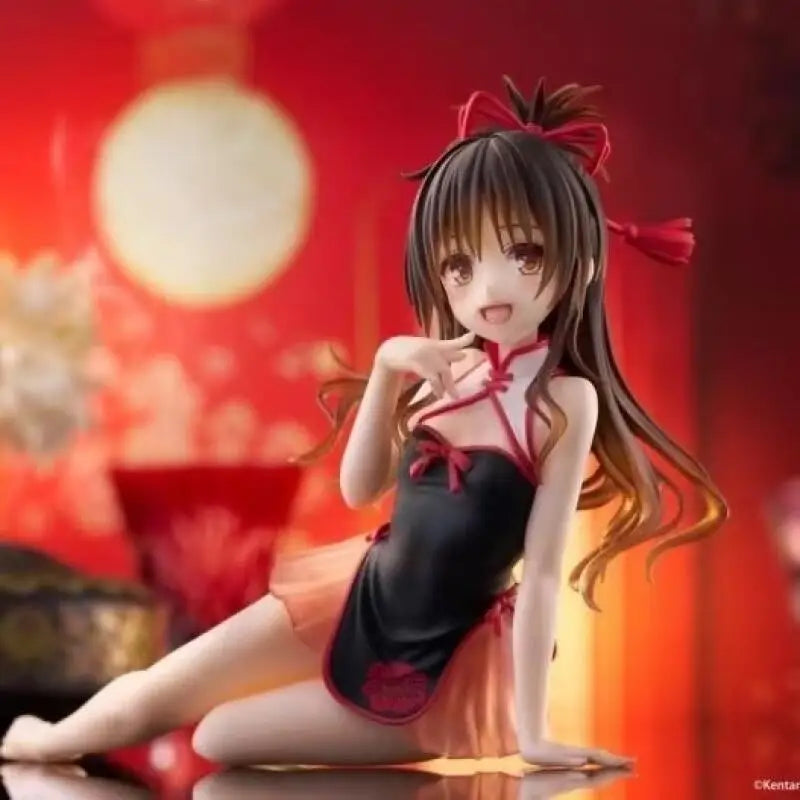 Genuine Original In Stock Taito To Love-Ru Darkness Desktop Cute Yuuki Mikan China Dress Ver Figure Model Collector Figurine Toy