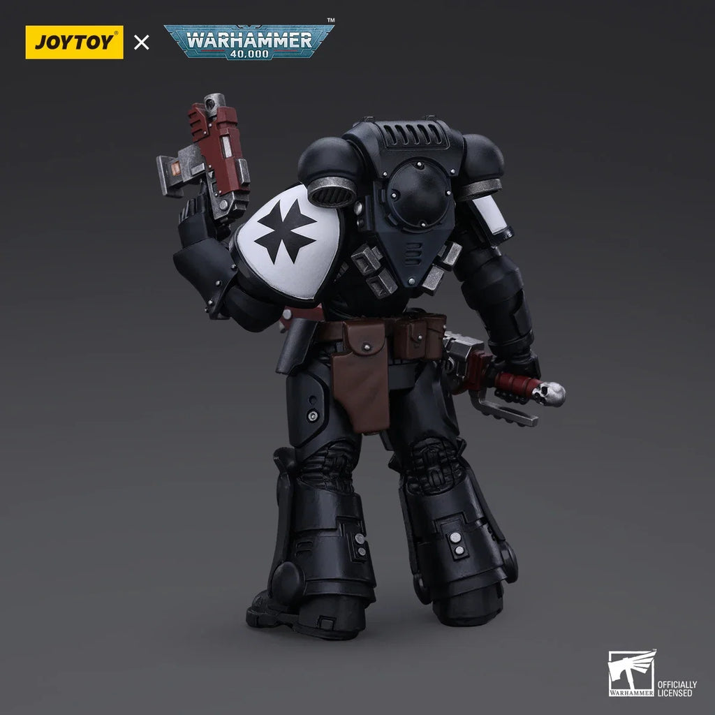JOYTOY Warhammer 40K Space Marines Figure Black Templars Outriders Brother Valtus Action Figure Joint Movable Figurine Model Toy