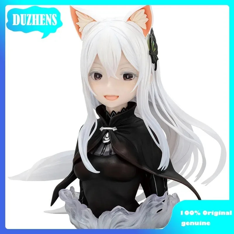 BANDAI 100% Original:Anime Re:Zero Echidna half-length photo or Bust 23cm PVC Action Anime Figure Model Toys Figure Doll Gift