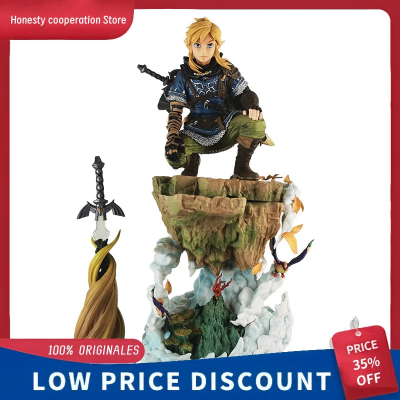 Zelda Legend Game Anime Figurine Link GK Collectible Two-Dimensional Model Statue Gift Toy Action Figure Robot Collectors