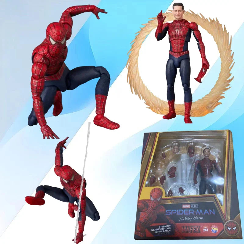 Auf Lager Medicon Toy Mafex 241 Tobey Maguire Spider-Man No Way Home Freundliche Actionfigur Sammlerstück Geschenk