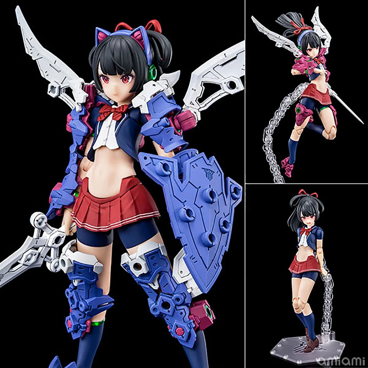 In Stock Genuine Kotobukiya Model Kits Megami Device Buster Doll Knight 1/1 H=160mm Assembly Model Action Mecha Girl Collection