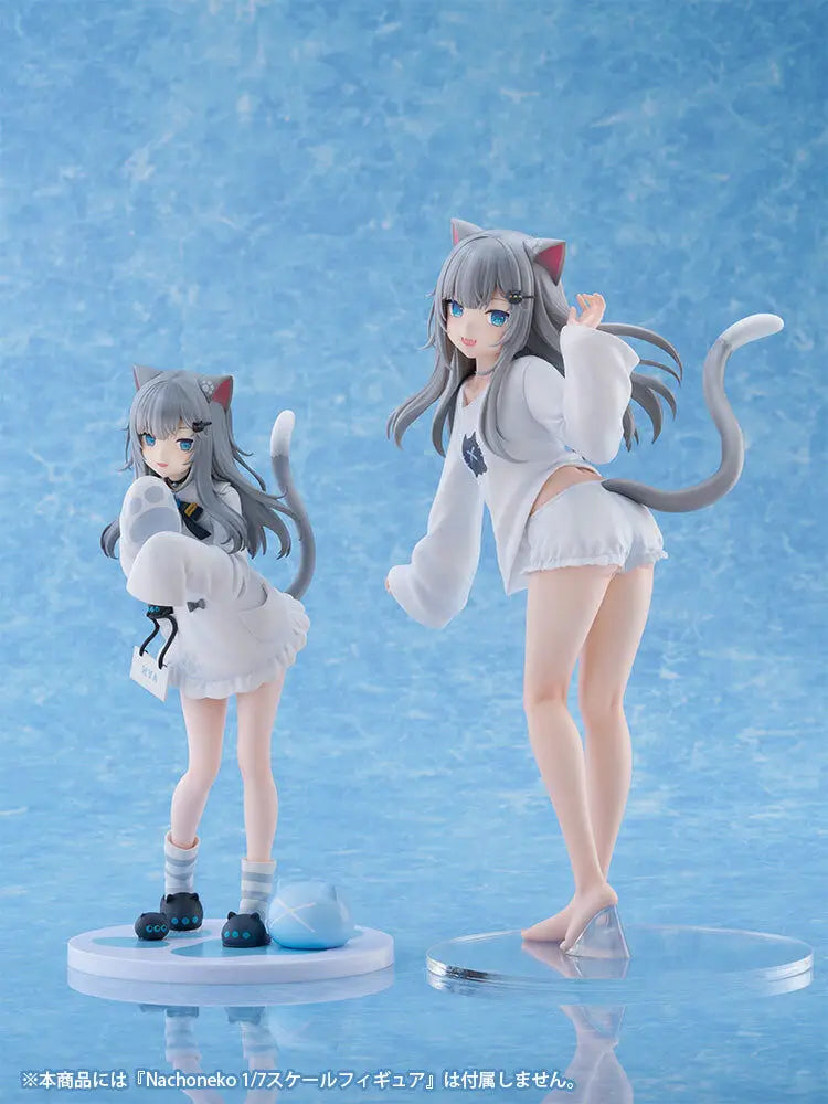 20cm Nachoneko Channel Anime Girl Figure Nachoneko Hennyano Action Figure Cute Cat Kanako Figurine Collectible Model Doll Toys