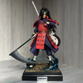 36cm Cartoon Figure Uchiha Madara Standing Posture Luminable Collect Model Pvc Desktop Ornament Decorations Holiday Gifts Toys