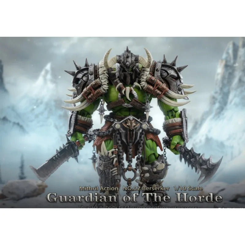 New Mithril Action Silver Studio Original Barbarian Orc Master Orc 1/10 Mobile Handheld Model Doll Toy Gift Collection Spot