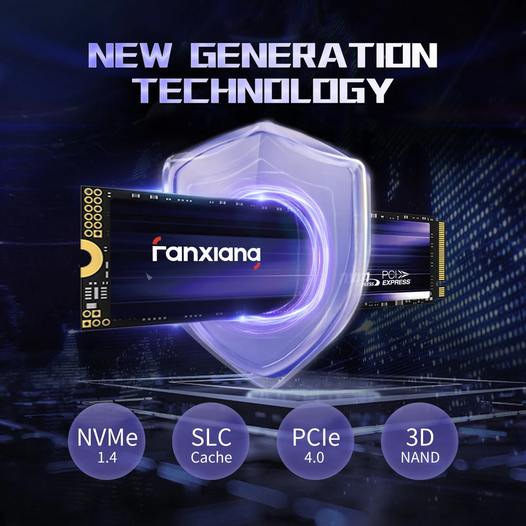 Fanxiang S500Pro/S880 M.2 SSD 3500MB/7300MB/s 512GB 1TB 2TB 4TB PCIe3.0/4.0 M.2 NVMe Internal Solid State Drive For Laptop PC