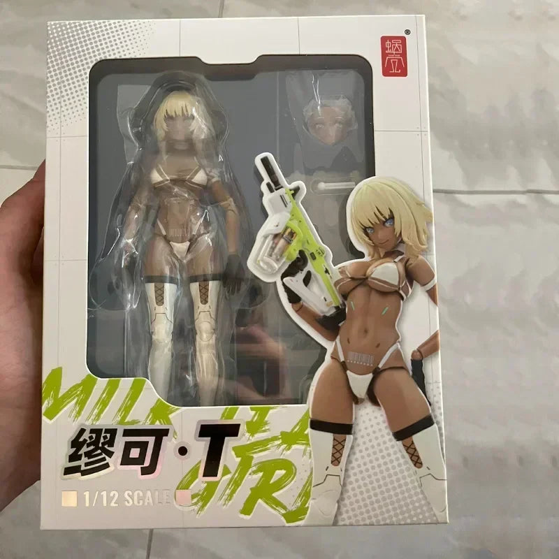 Schneckenhaus Milchtee Mädchen Gesundheit 1/12 Action Anime Figur Montage Ornamente Boxmodell Puppe Sammlung Spielzeug Auf Lager Geschenke Junge
