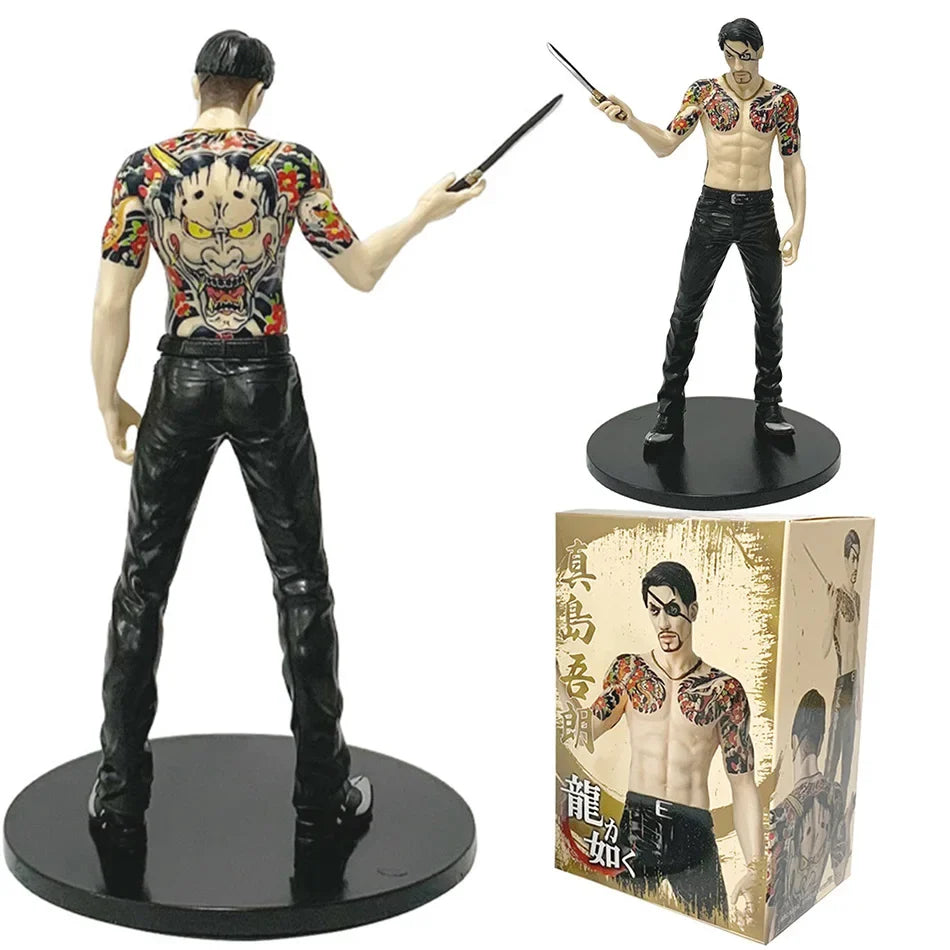 17cm YAKUZA Game Anime Figure Goro Majima Kiryu Kazuma Yakuza Action Figures Figurine PVC Collection Model Toys Halloween Gift