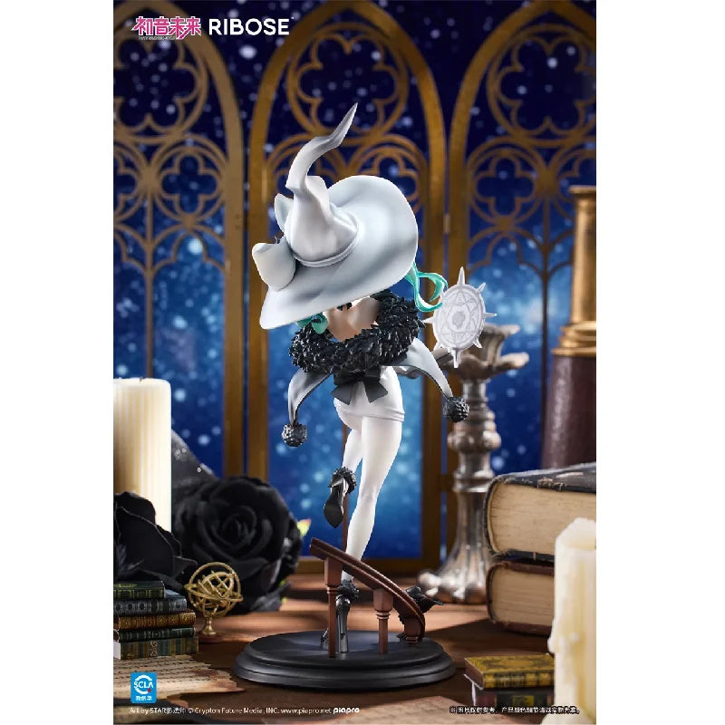 Original Ribose Rise Up Hatsune Miku Figure Battle Witch Ver Action Figurine Genuine Anime Pvc Model Statue Toy Xmas Gift