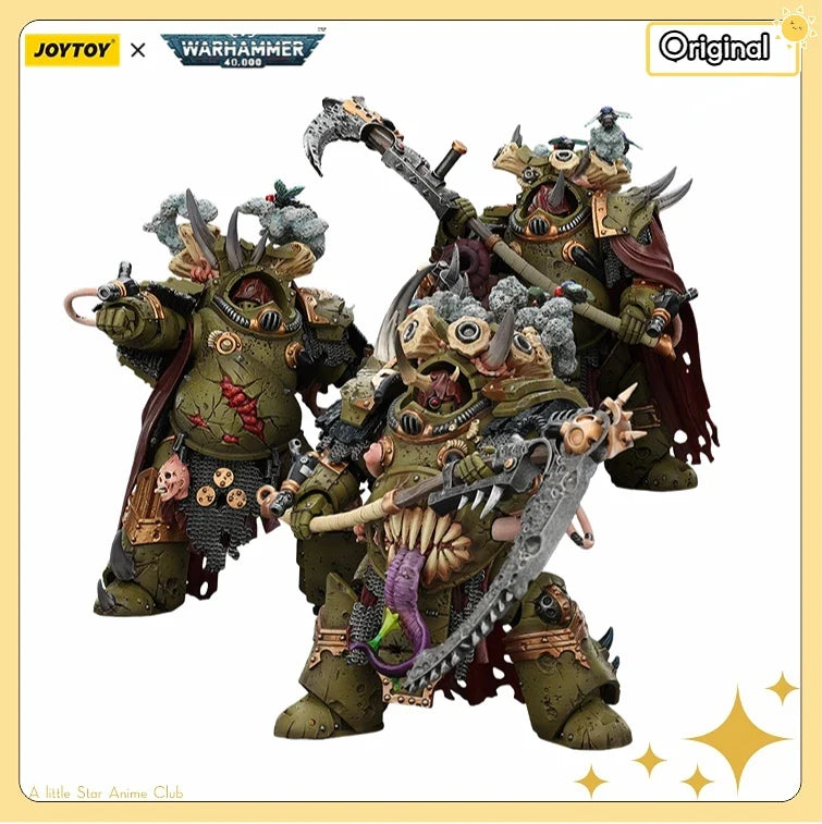 【Pre Sale】Original JOYTOY 1/18 Action Figure Warhammer 40000 Death Guard Deathshroud Terminator Champion Model
