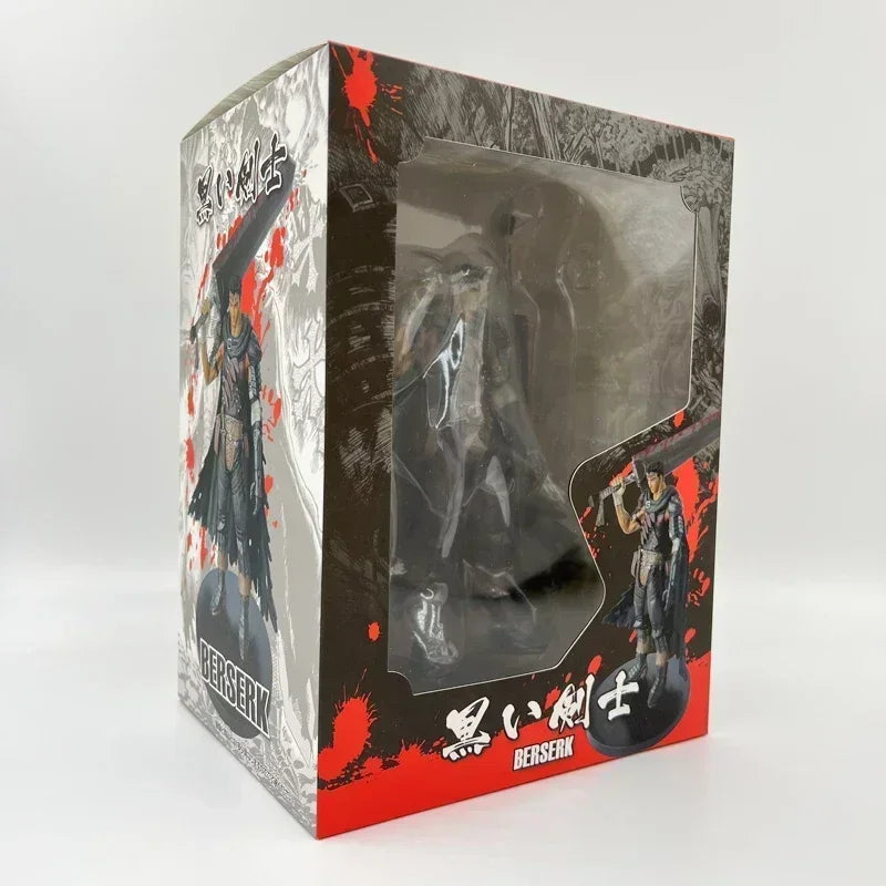 23cm Berserk Guts Anime Figure Berserker Armor L Action Figure Berserk Black Swordsman/Zodd Figurine Collectible Model Doll Toys