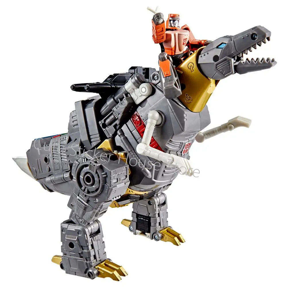In Stock Original Hasbro Studio Series Leader Class The Transformers: The Movie Dinobot Grimlock and Autobot Wheelie Figures Toy