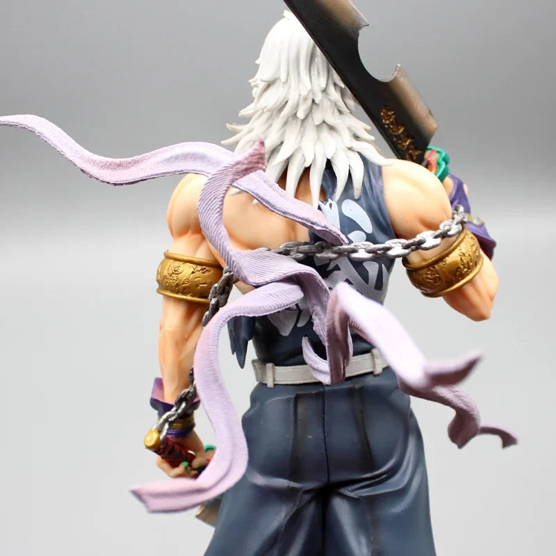 Demon Slayer Anime Figure Uzui Tengen Gk Statue Figurine Pvc Model Doll Collection Desktop Ornament Toys Children Birthday Gifts