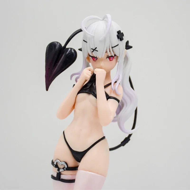25cm OMAHA Charm Taya Devil Anime Figure Shinomiya Kanna Little Devil Action Figure Little Demon Lilith Figurine Model Doll Toys