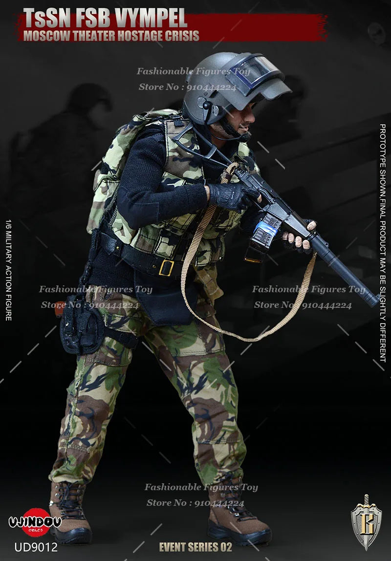 UJINDOU UD9012 1/6 Male Soldier Russian FSB Service Security Agency Alpha Full Set 12-inch Action Figure Toys Gifts Collection