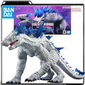 BANDAI Original S.H.MonsterArts Scar King&Snow Demon Anime Action Figures Toy for Boys Christma Gift Collectible Model Ornaments