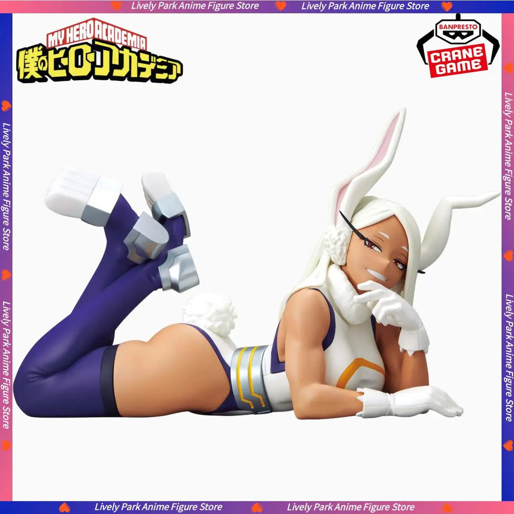 In Stock BANDAI Original My Hero Academia GLITTER GLAMOURS MIRKO Action Toy Figures PVC Statue Model Doll Desktop Ornament Gifts