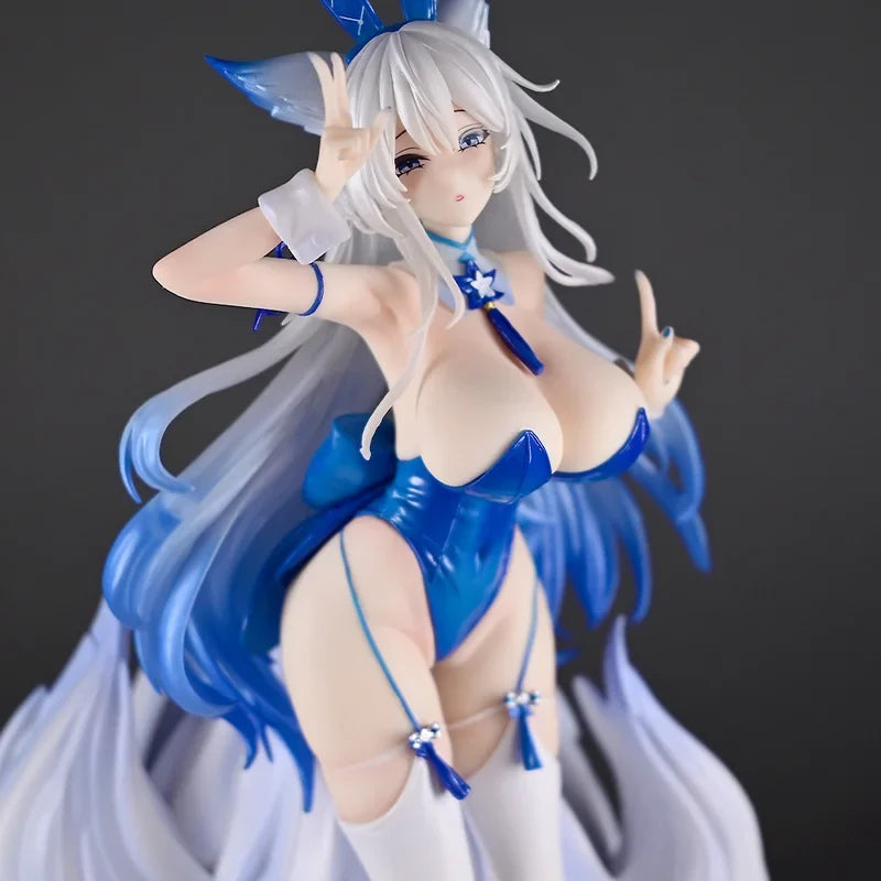 28cm Azur Lane Shinano Luminous Moon Dream Entanglement Bunny Girl GK Statue Highly Detailed Anime Desktop Display Model