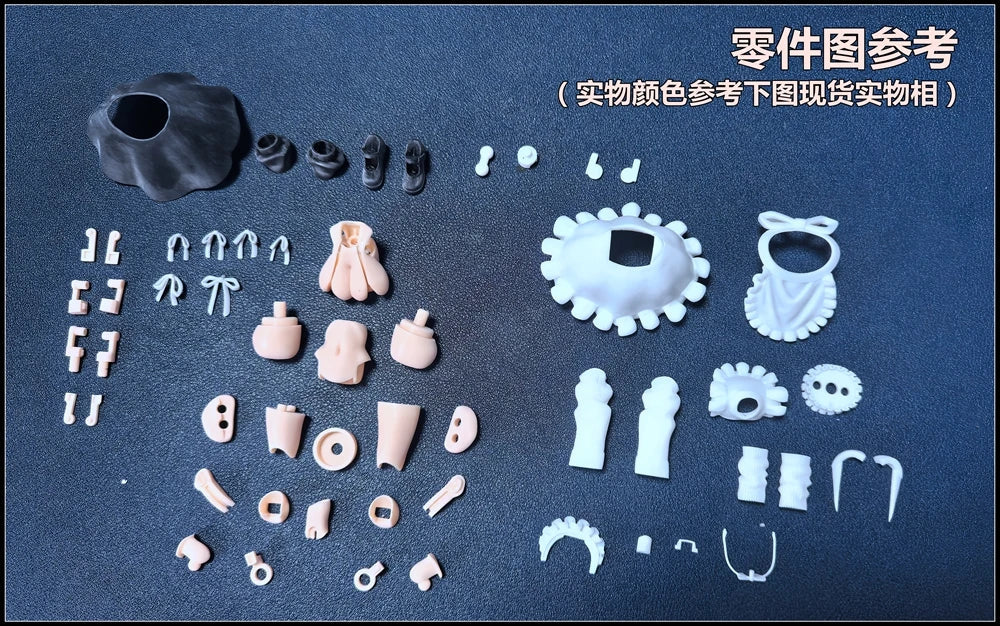 [Only Accessory] SH MU073K 1/12 Scale Girl Replacement Metal Parts Mecha Girl Fit 6in BUSTER DOLL Model For DIY