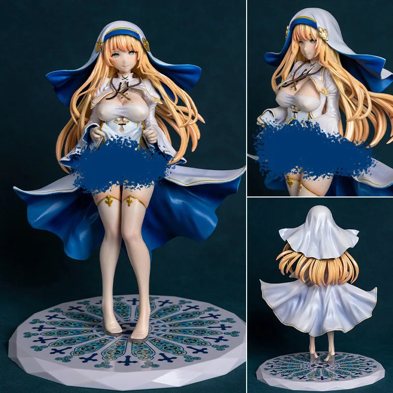 Sister Charlotte Sacred White Heterochromatic Edition Handmade Original Painting Beautiful Girl Animation anime Model Stock