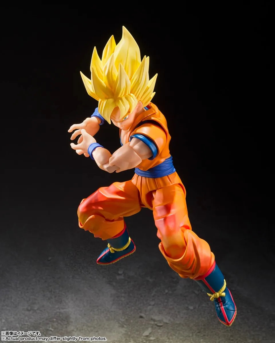 Original Dragon Ball Z Super Saiyan Son Goku S.H.Figuarts  Action Figure SHF Goku The Games Begin Model Collection Dbz Toys Gift