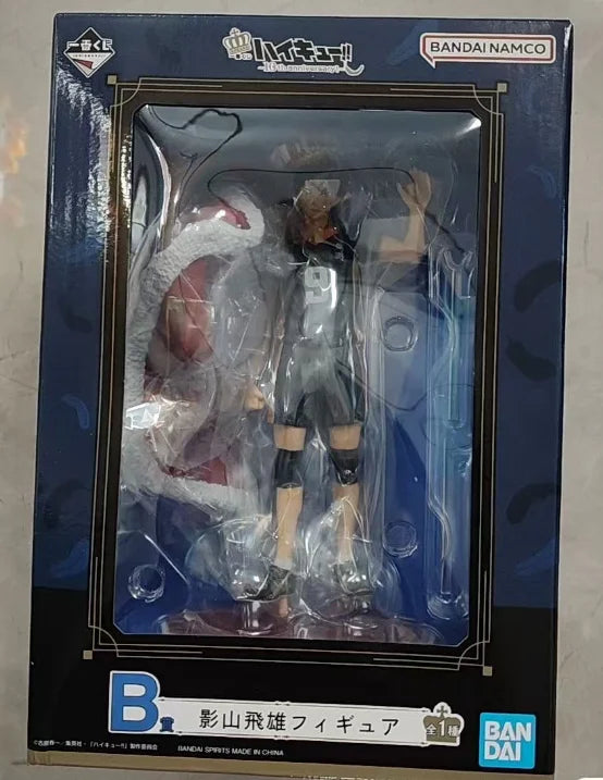 Bandai Ichiban Kuji Haikyuu!! 10th Anniversary Hinata Shoyo Kageyama Tobio Figure Prize Anime Figure Action Model Collectibles