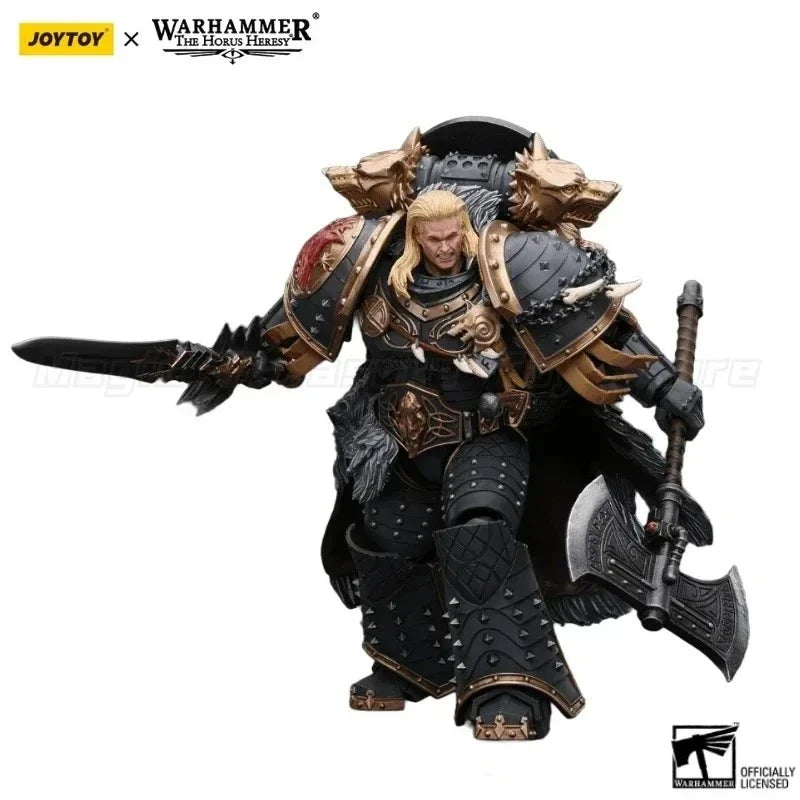 【MT】JOYTOY 1/18 Action Figure Warhammer 40K The Horus Heresy Space Wolves Leman Russ Anime Model Toys Gift