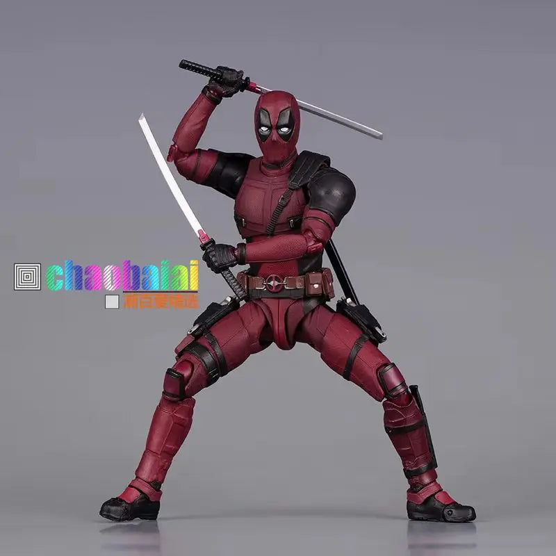 Hot Marvel Universe Dead Servant 2 Action Figures Shf Deadpool Joint Movable Doll High-Quality Model Collectible Gift