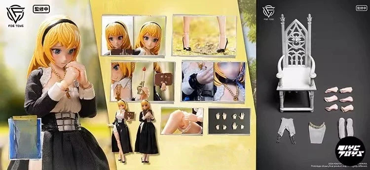 Pre-Sale FogToys Nun 1/12 Scale Female YU-01A+01Aup Eira YU-01B+01Bup Layla  Action Figures Model Collectible Toys