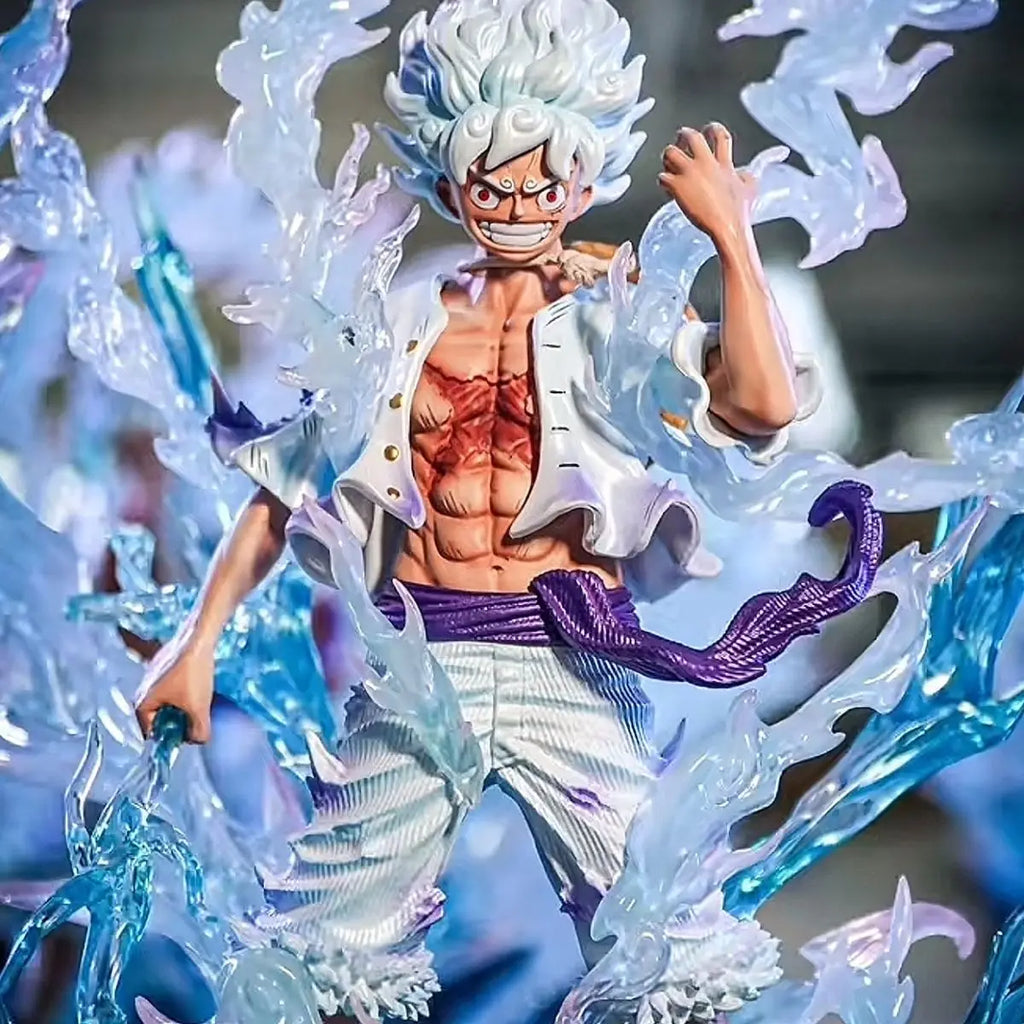 30cm JT One Piece Luffy Anime Figure Nika Luffy Force Max Statue Model Action Figurine PVC Desk Decor Figma Collection Toy Gifts