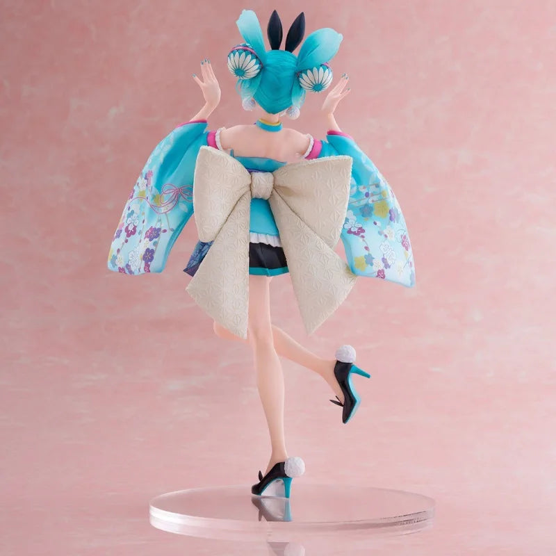 FuRyu Original Genuine Vocaloid Piapro Characters Hatsune Miku F:Nex 1/7 Wa-Bunny 26.5cm Collections Model Toy Figure Anime Gift