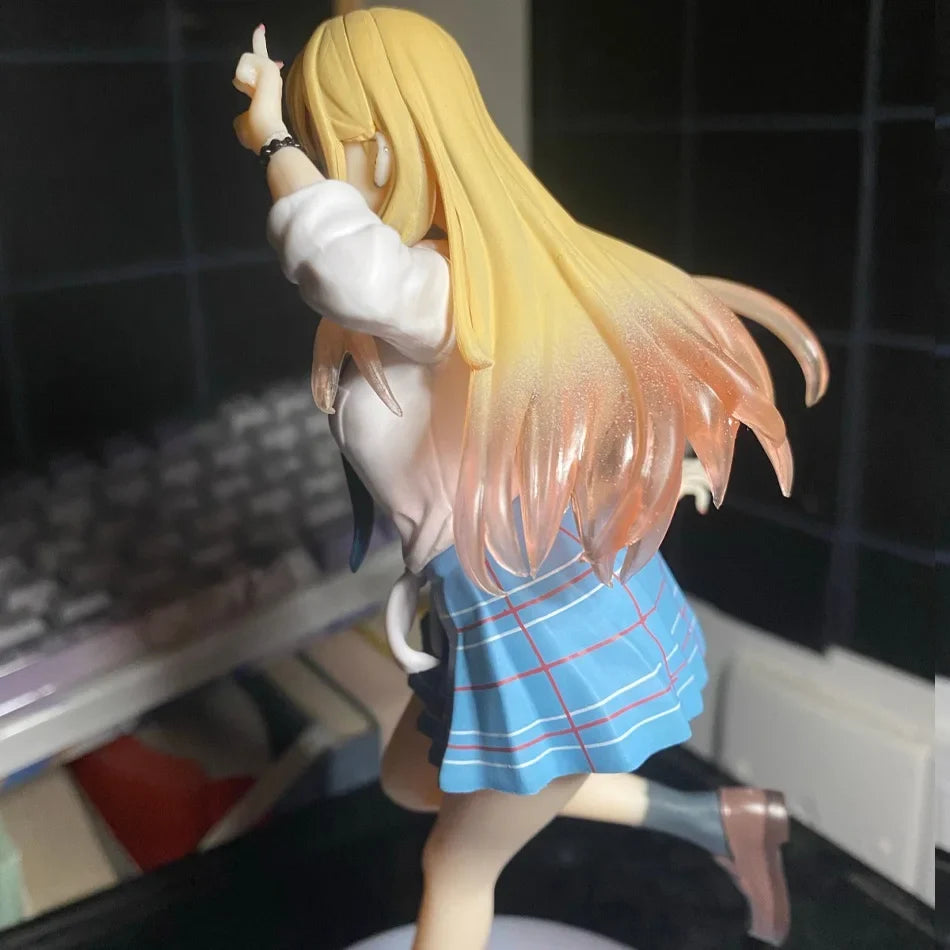 My Dress Up Darling MARIN KITAKAWA Uniform Anime Figure Toys 18.5cm PVC Model Desk Decoration Collector Birthday Doll Gifts