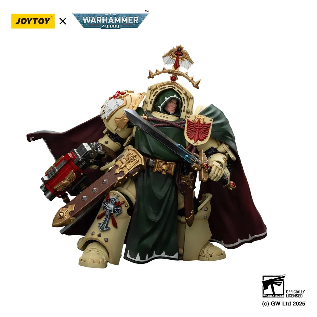 JOYTOY Warhammer 40k 1/18 Action Figures Dark Angels Belial Grand Master of The Deathwing with The Sword of Silence and Model