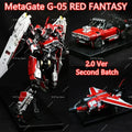 【Auf Lager】 Metagate Metagate-G05 Mg G-05 2.0 See Shatter Red Fantasy Hochwertige Roboter-Actionfigur